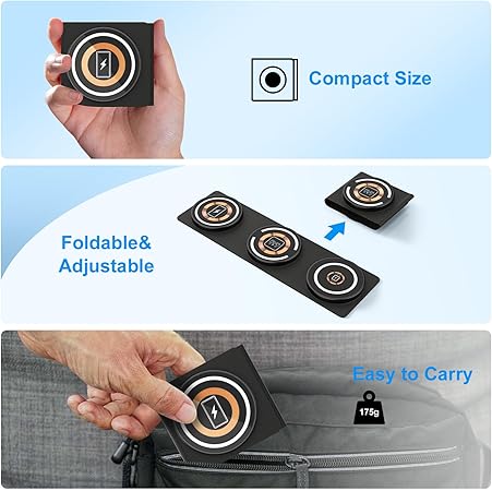 3 in 1 Foldable Wireless Fast Charger